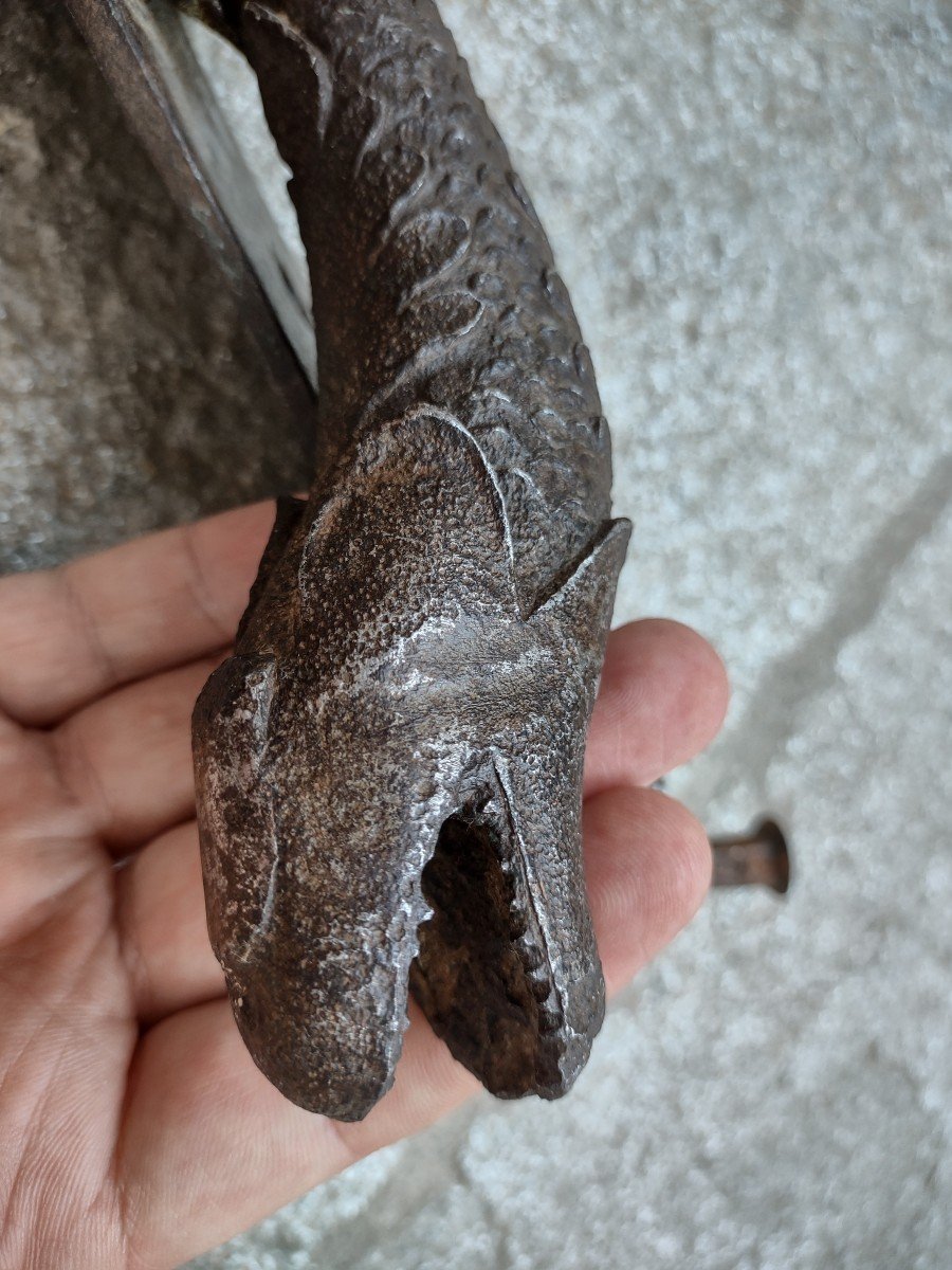 Zoomorphic Door Knocker Haute Epoque-photo-1