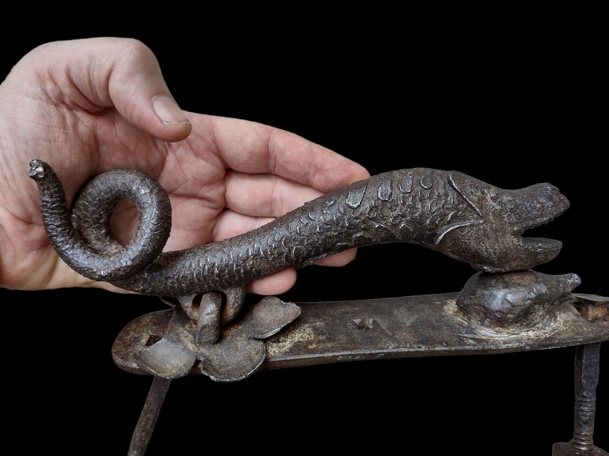 Zoomorphic Door Knocker Haute Epoque-photo-2