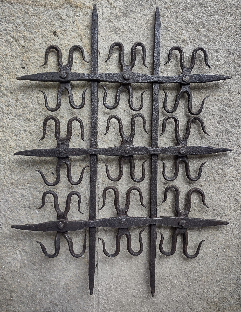 Rare Grille De Fenêtre  Haute époque-photo-3