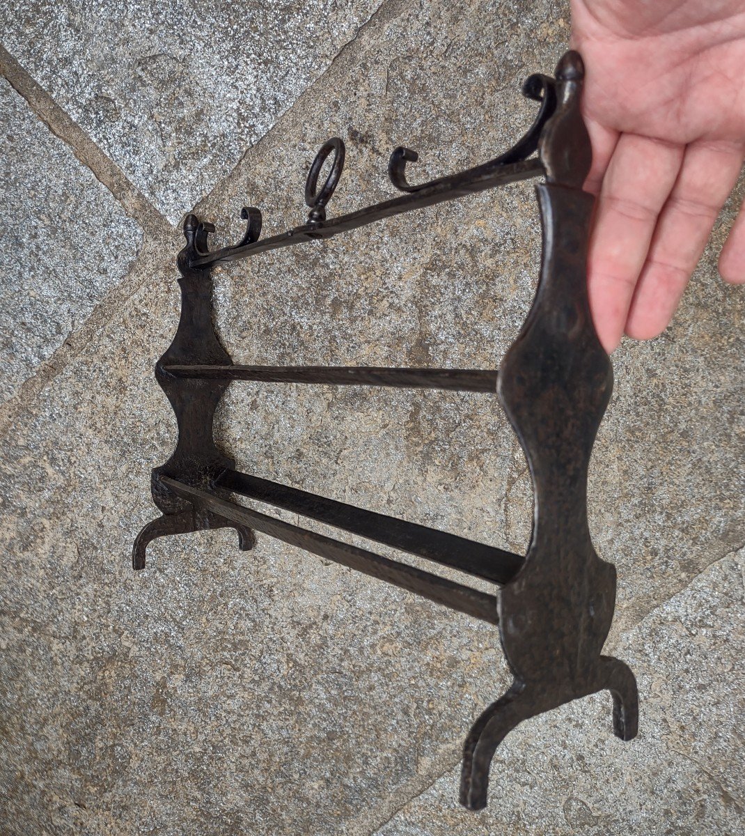 Grille à épis De Mais En Fer Forgé XIXe Siècle -photo-1
