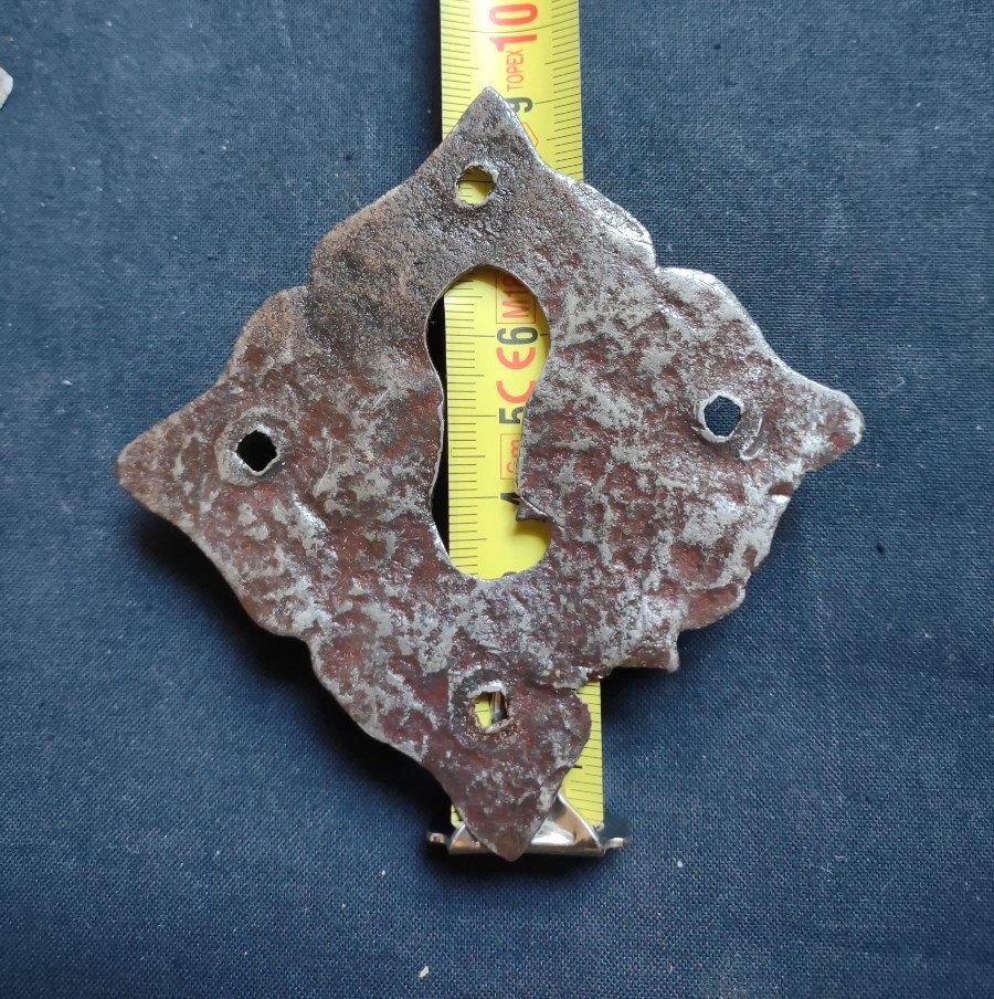 2 Entrée De Serrure En Fer Forgé XVIIIe Siècle-photo-2
