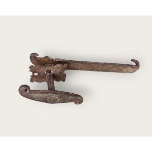 Wrought Iron Bolt Late XVII Century 