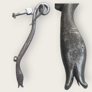 Zoomorphic Wrought Iron Door Knocker 