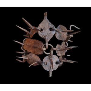 Impressive Spiked Iron Collar  To Protect The Necks Of Shepdogs Spain Early XIX Century