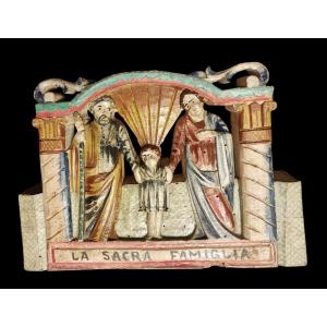 Elément Sculpté De Charrette Sicilienne début XXe siècle