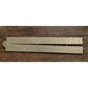 Pied De Roy, Brass, Signed Butterfield In Paris 18th Century
