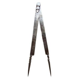 Large Wrought-iron Compass, France, 18th Century