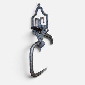 Louis XVI-period Wrought-iron Door Handle With Latch