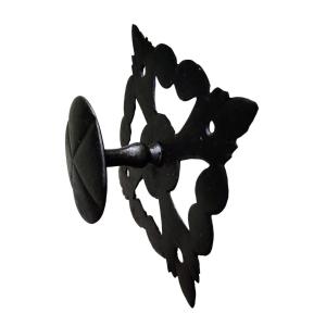 Wrought-iron Door Knob With An Openwork Rosette