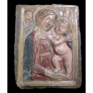 Madonna And Child In Papier-mâché, Central Italy, 17th Century