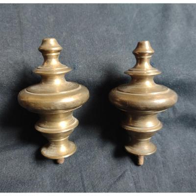 Pair Of Gilt Bronze Buttons Eighteenth Century