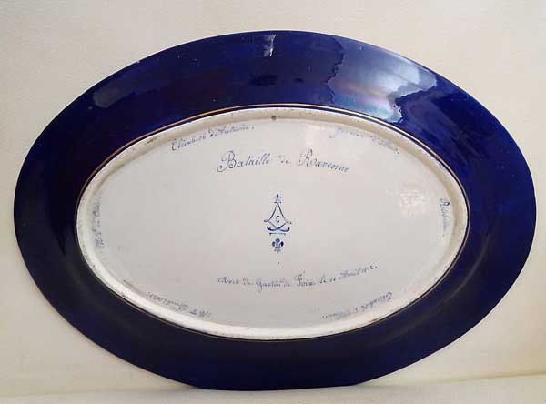 Assiette ovale en porcelaine-photo-2