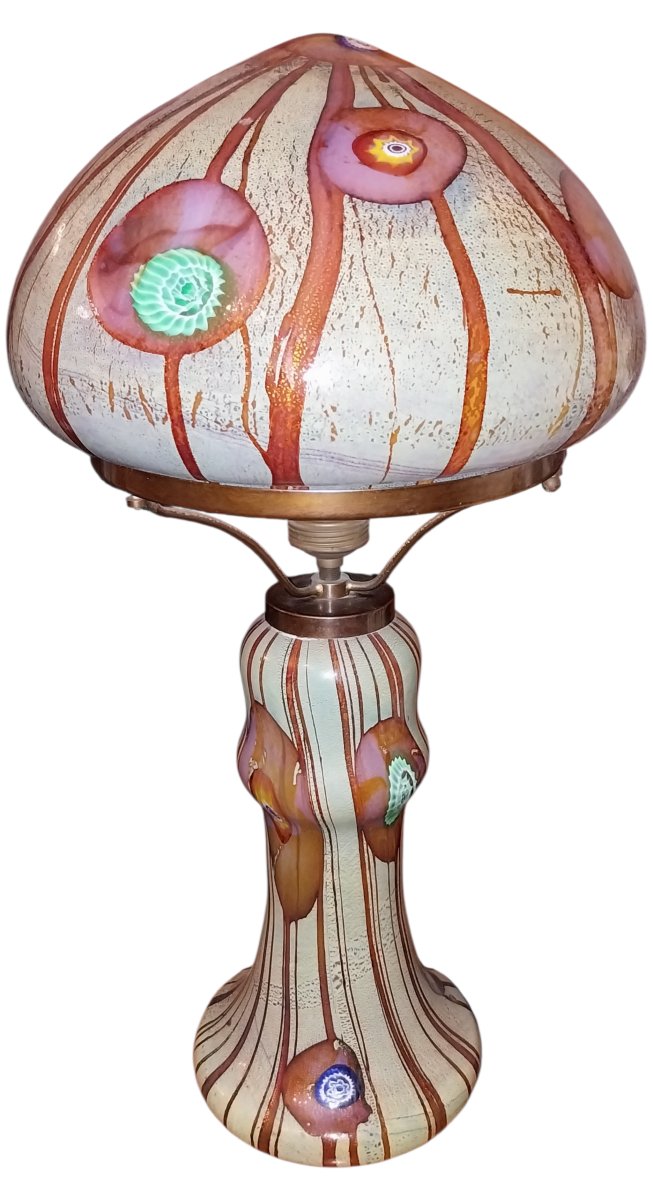 Lampe verre soufflé de Murano, Années 70 - E. Nason & G. Radi-photo-2