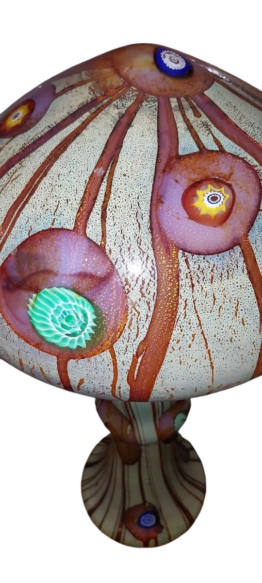 Lampe verre soufflé de Murano, Années 70 - E. Nason & G. Radi-photo-3
