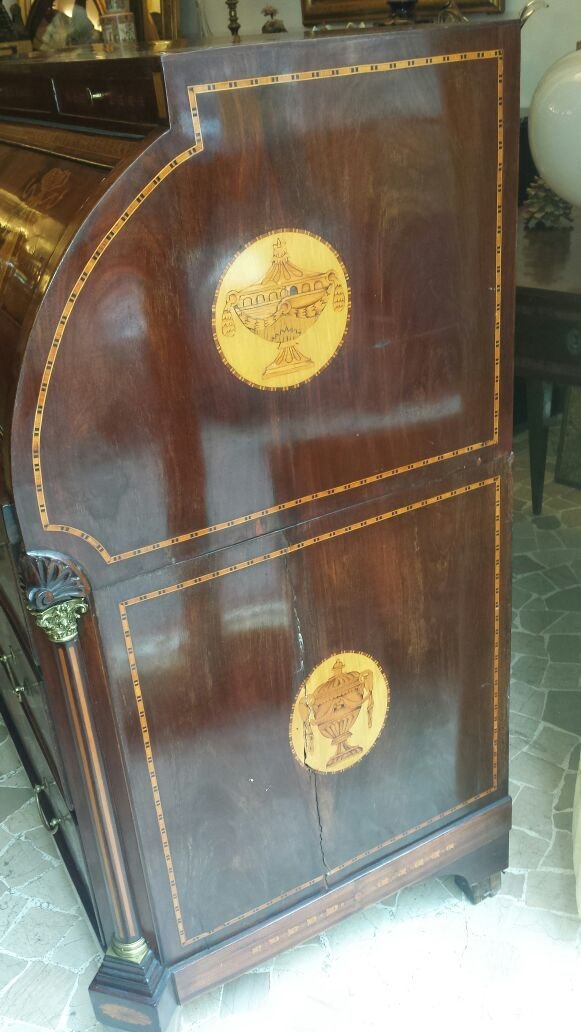 Bureau à cylindre hollandais.-photo-2