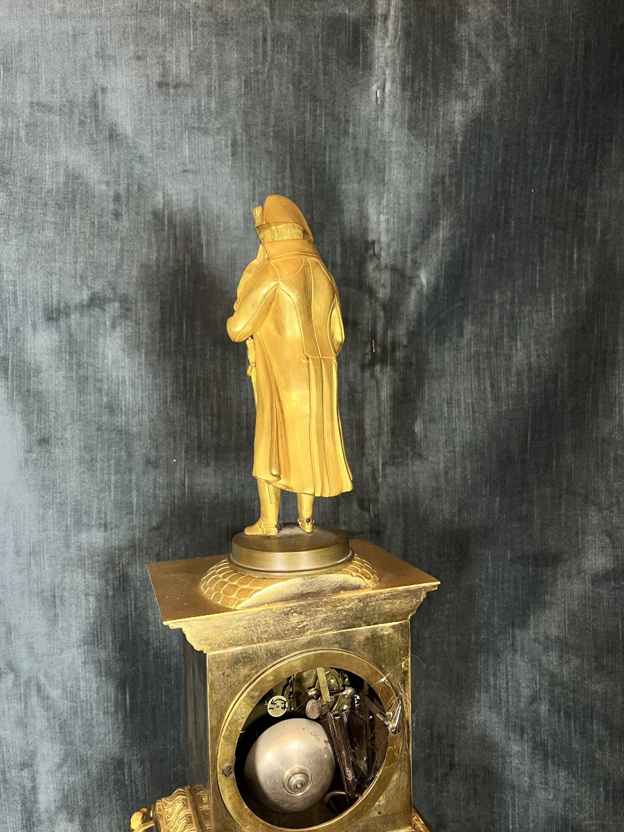 horloge française en bronze doré-photo-3