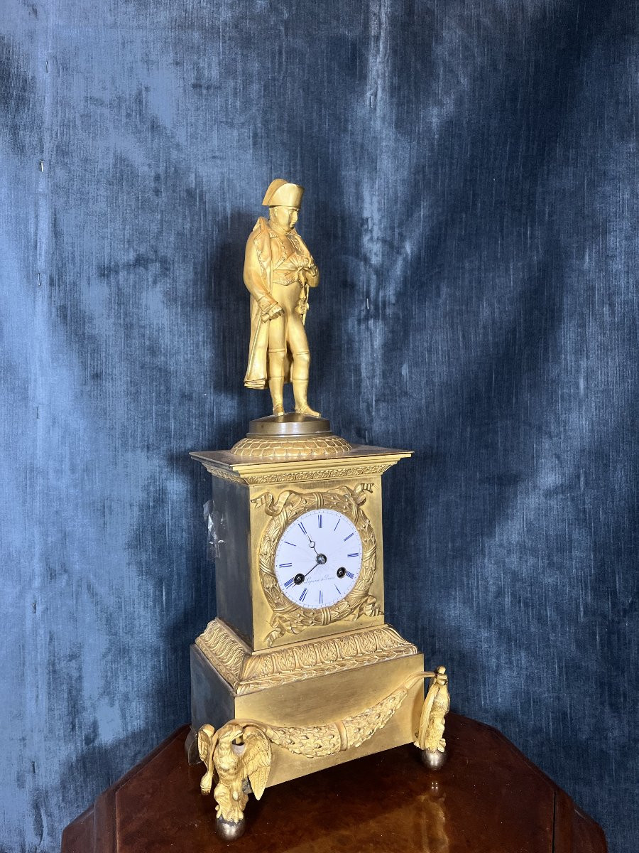 horloge française en bronze doré-photo-1