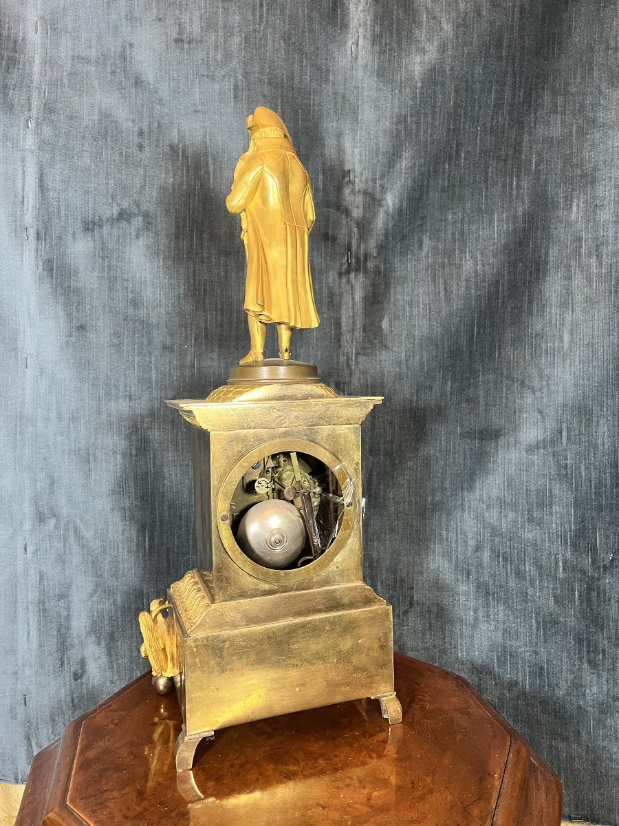 horloge française en bronze doré-photo-4