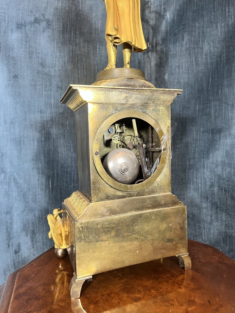 horloge française en bronze doré-photo-5