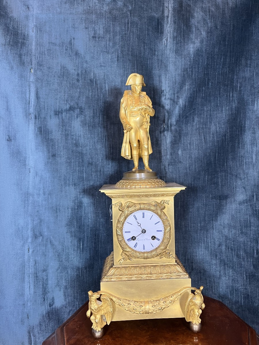 horloge française en bronze doré