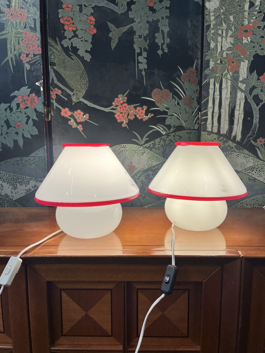Leucos Murano Glass Lamp-photo-3