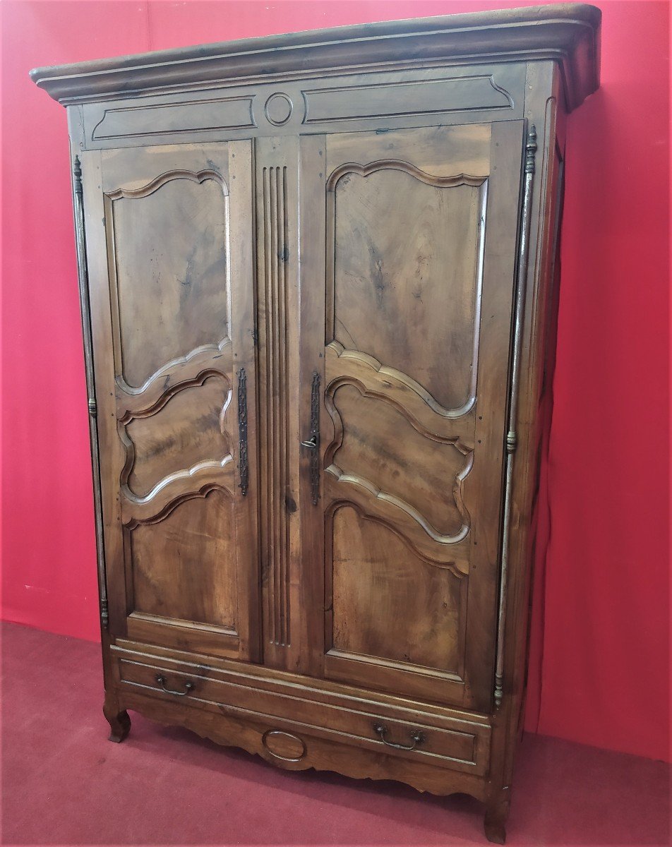 Provencal Wardrobe Two Doors Walnut-photo-3