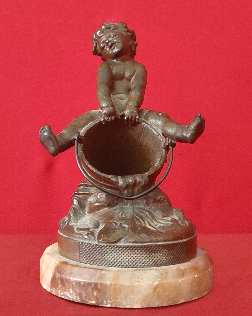 Toddler Riding A Bucket-photo-5