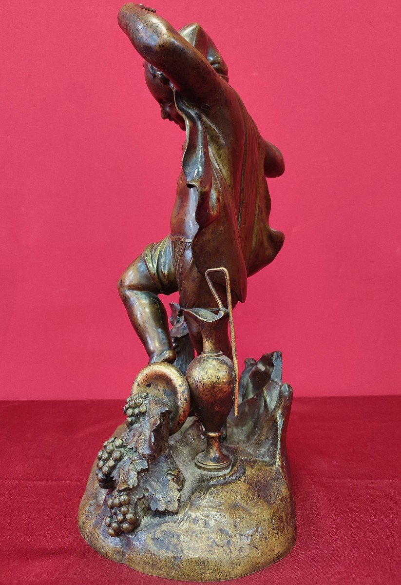 Bacchus Dansant En Bronze-photo-4