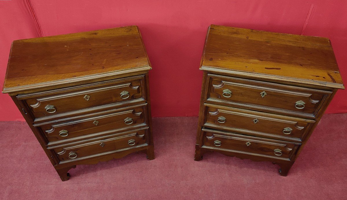 Pair Of Emilian Bedside Tables-photo-2