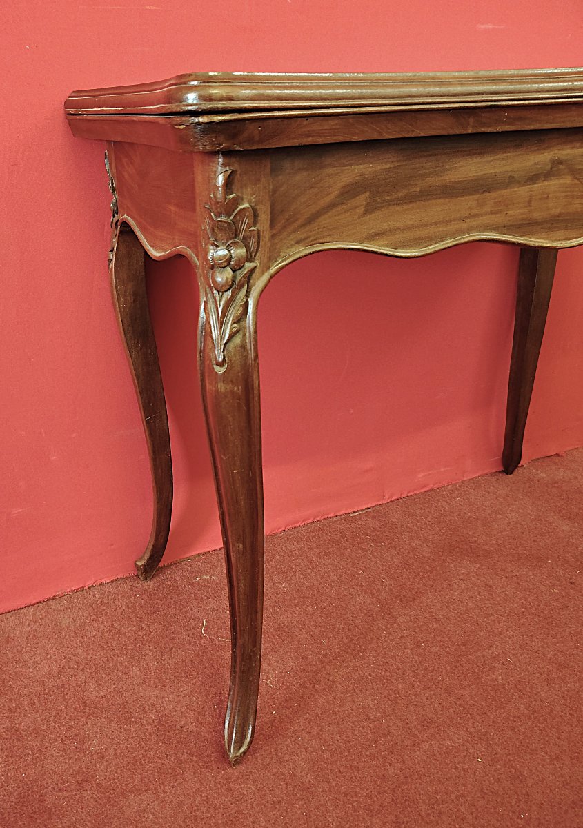 Table De Jeu En Acajou-photo-3