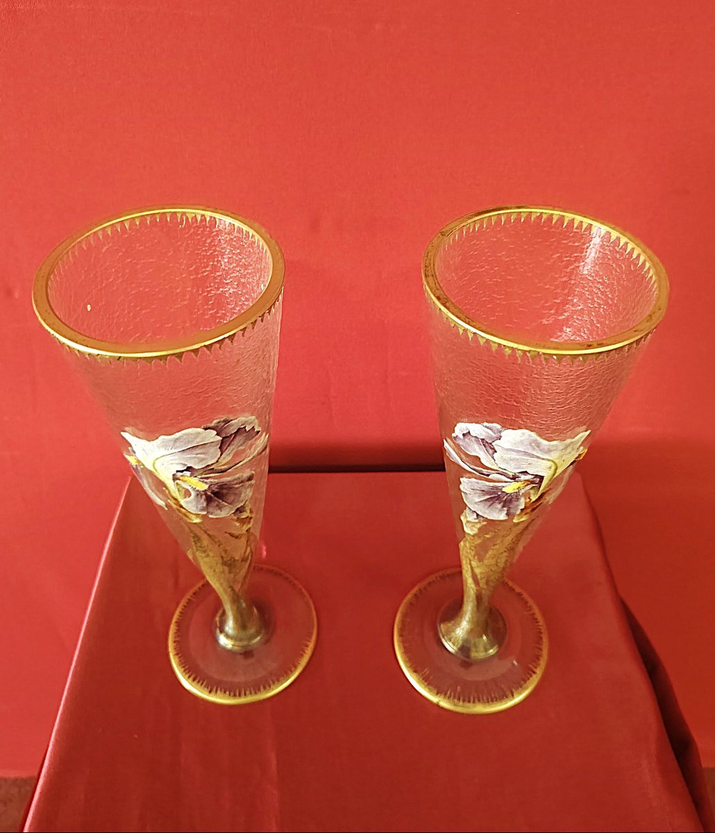 Pair Of Art Nouveau Vases-photo-3