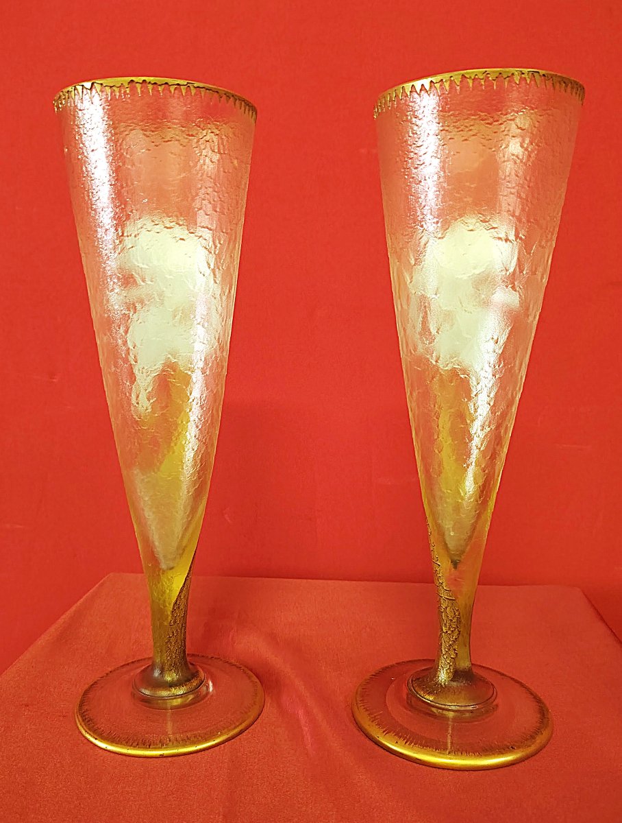 Pair Of Art Nouveau Vases-photo-2