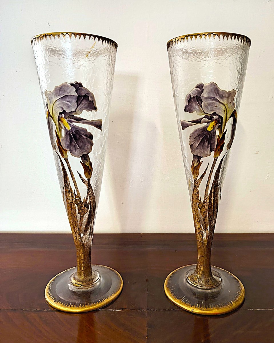 Pair Of Art Nouveau Vases-photo-3