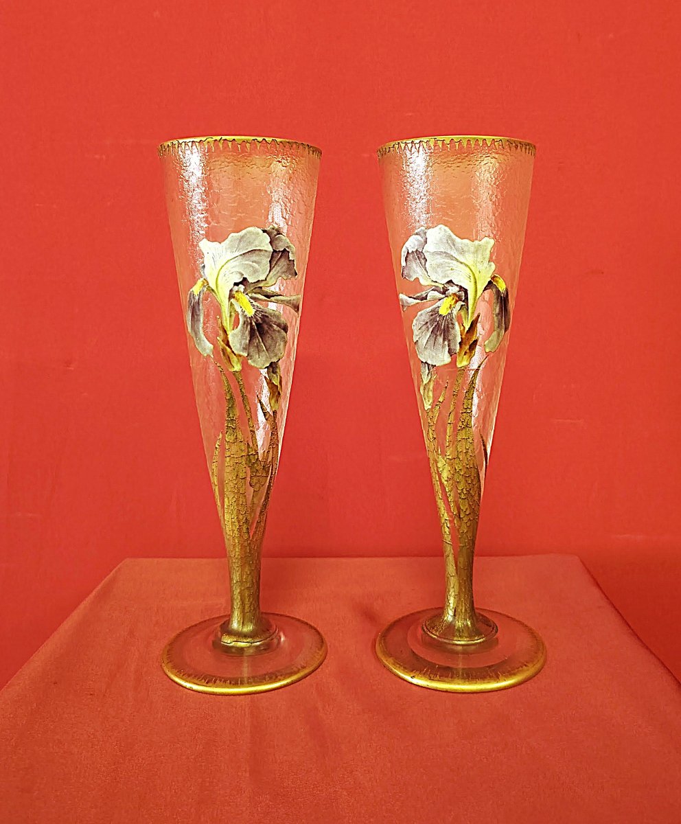 Pair Of Art Nouveau Vases-photo-4
