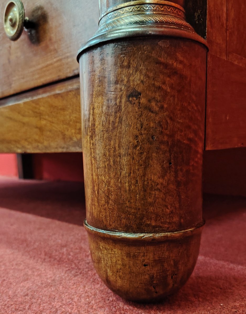 Empire Walnut Chest Of Drawers-photo-1