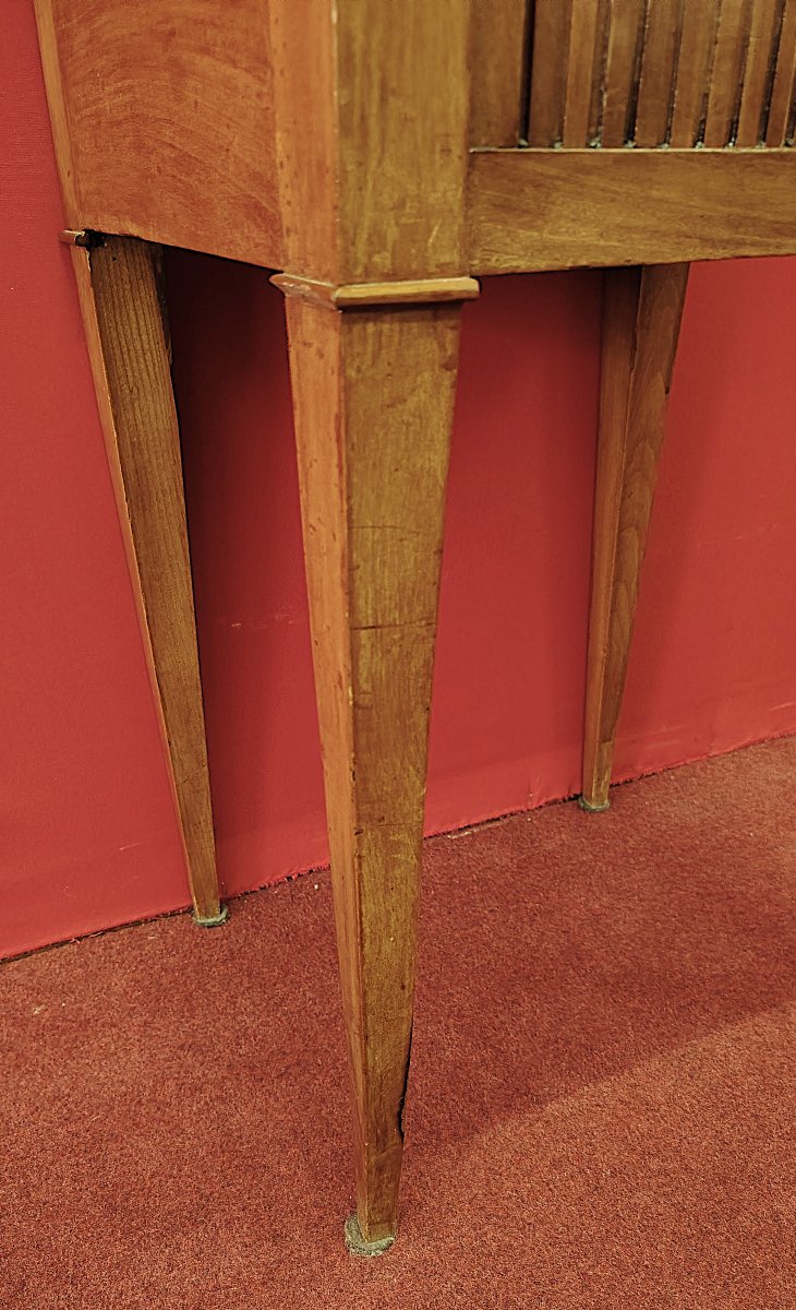 Cherry Shutter Bedside Table-photo-2