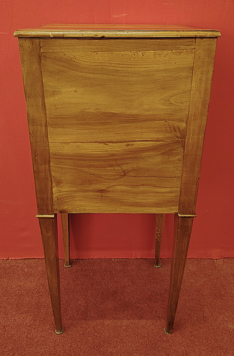 Cherry Shutter Bedside Table-photo-3
