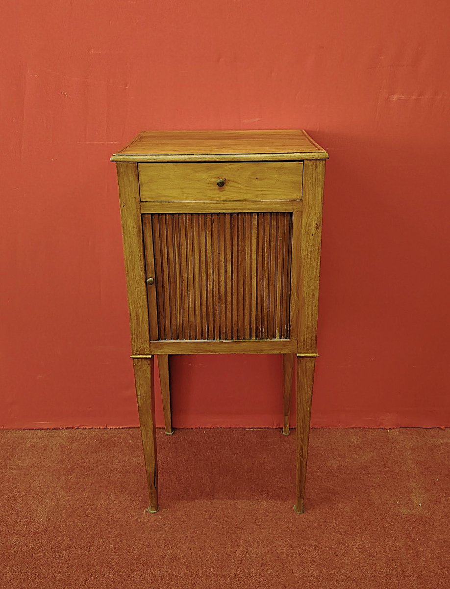 Cherry Shutter Bedside Table-photo-6