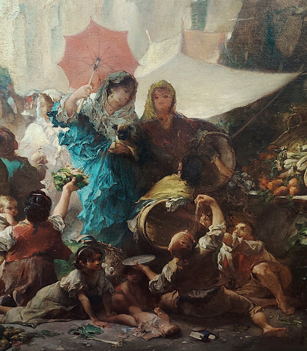 Place du marché de Naples François Reynaud-photo-2