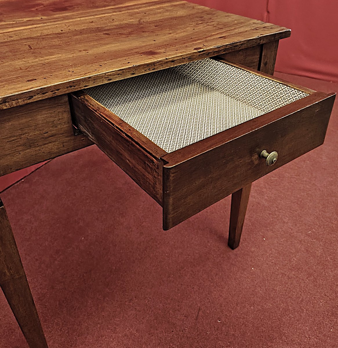 Small Square Louis XVI Table-photo-1