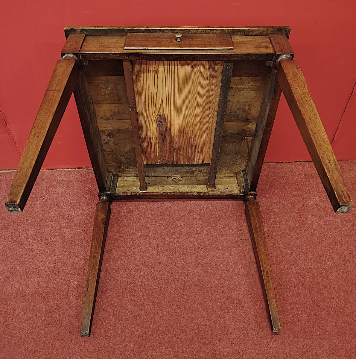 Small Square Louis XVI Table-photo-5