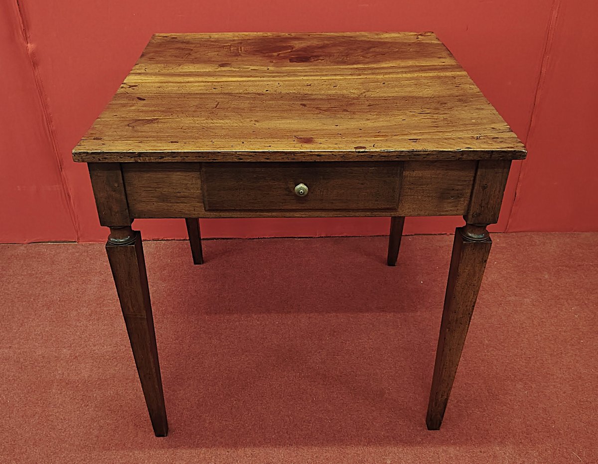 Small Square Louis XVI Table-photo-6
