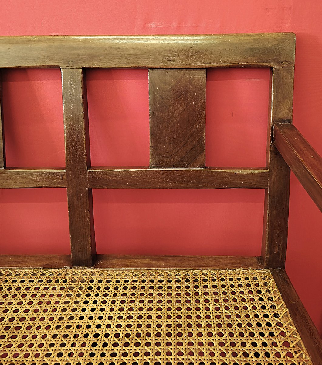 Banc avec de paille viennoise-photo-4