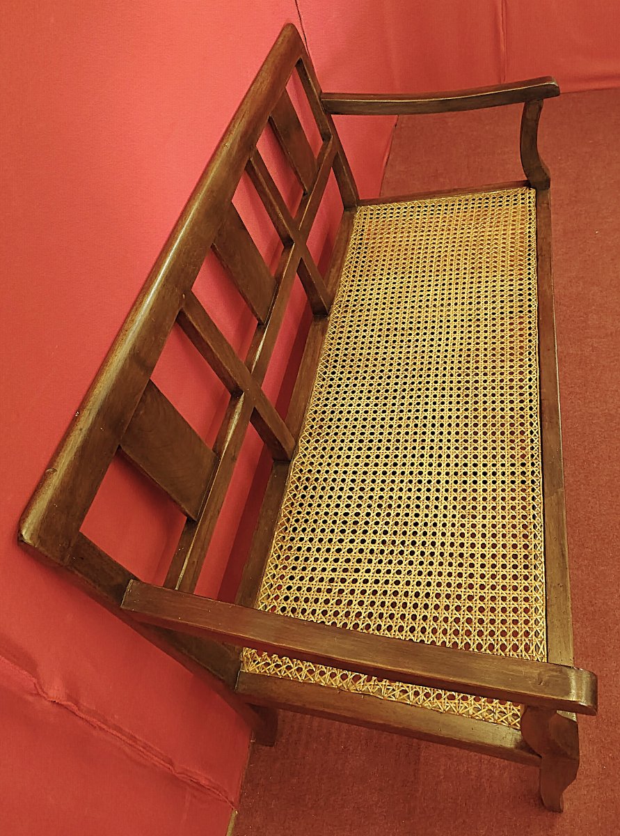 Banc avec de paille viennoise-photo-1