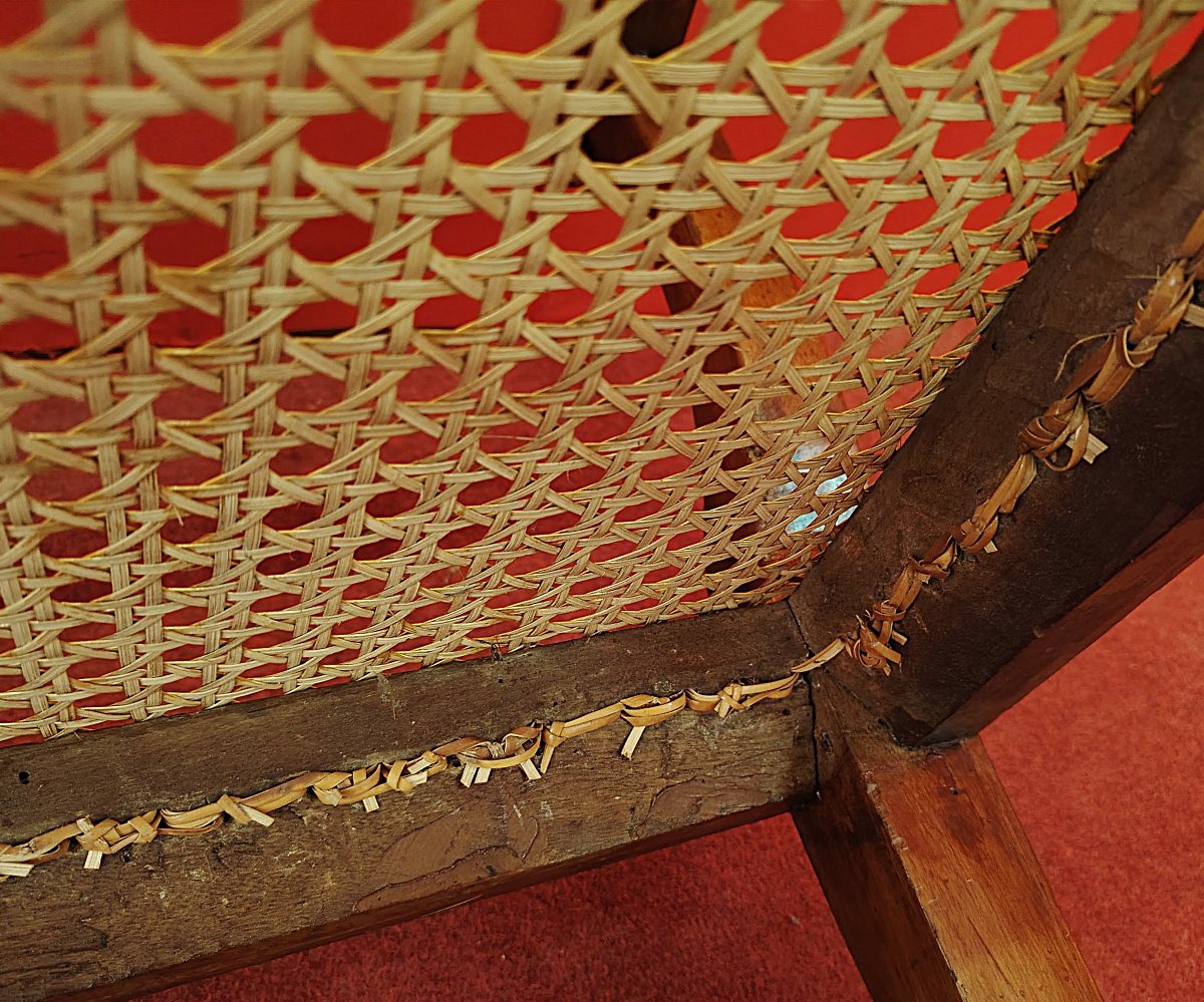 Banc avec de paille viennoise-photo-5