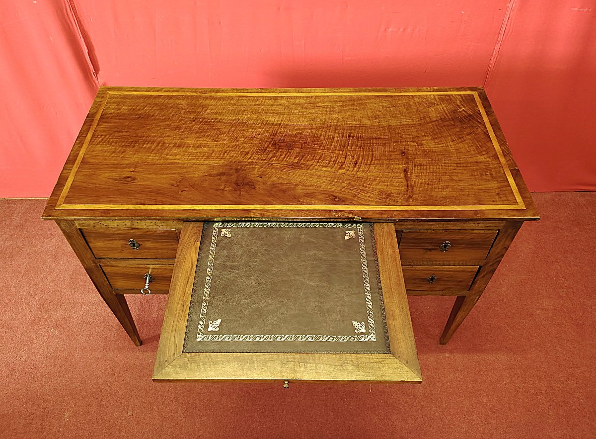 Walnut Desk With Pull-out-photo-2