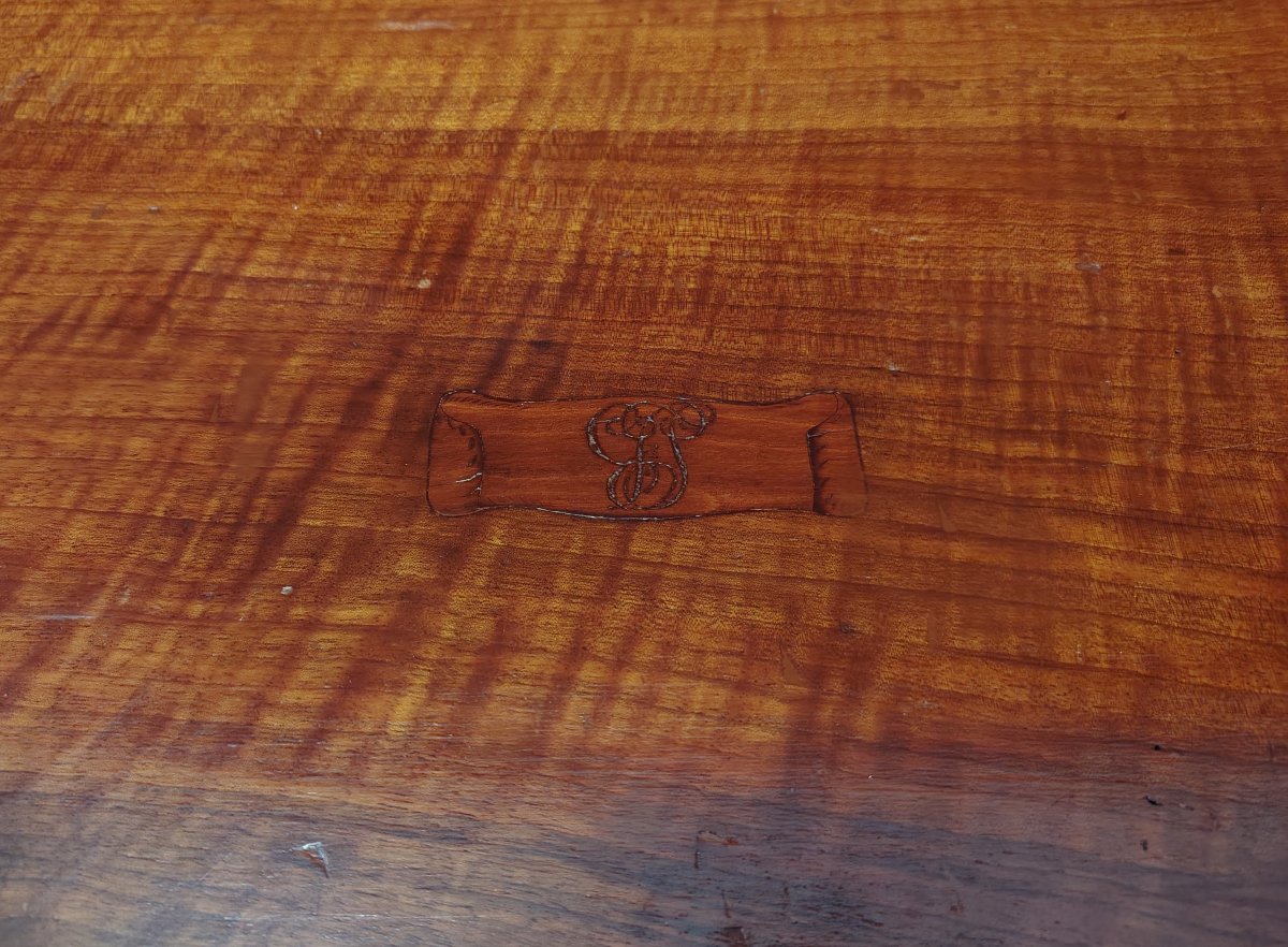 Walnut Desk With Pull-out-photo-4