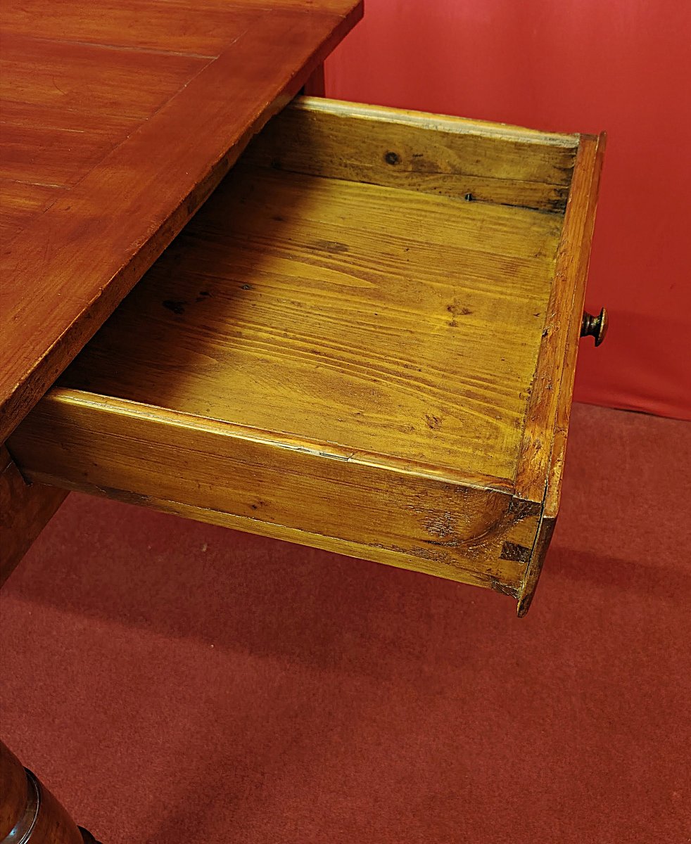 Table rectangulaire en merisier-photo-2