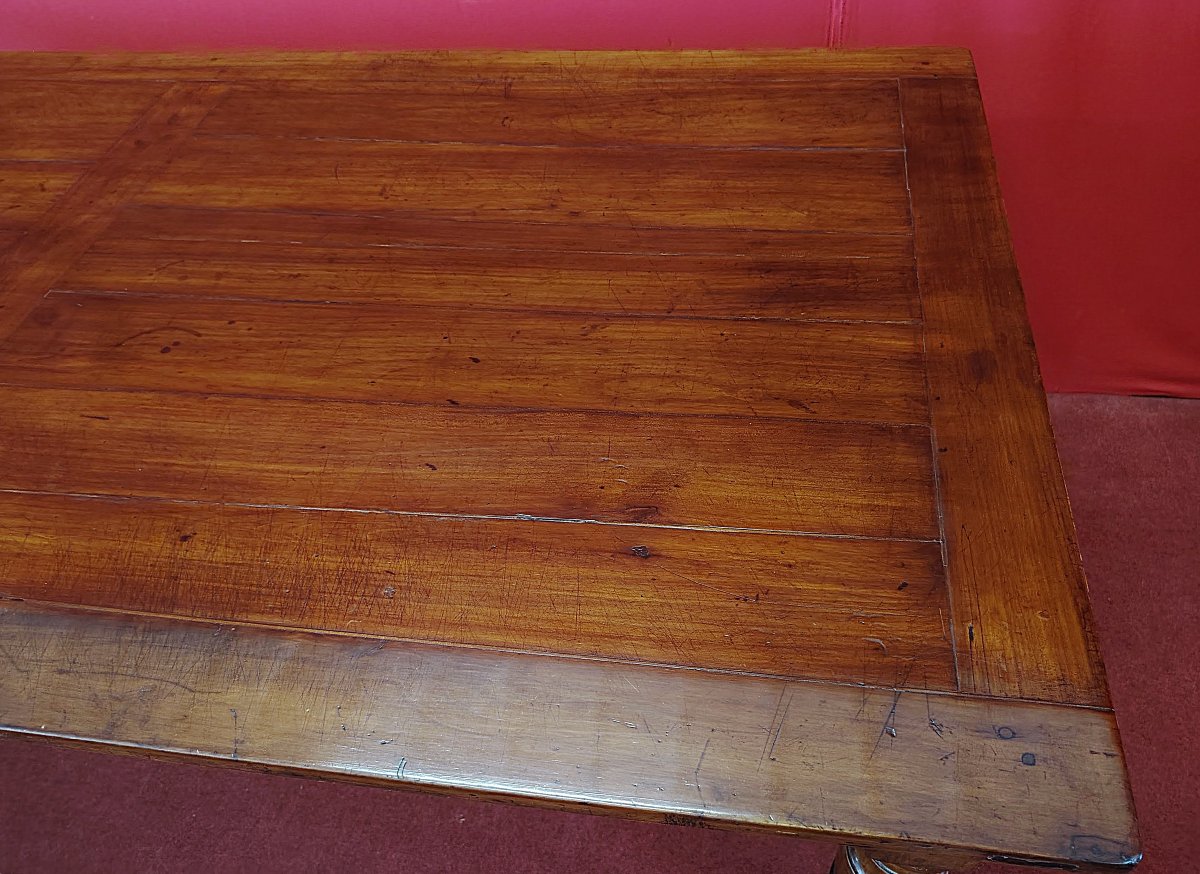 Table rectangulaire en merisier-photo-3