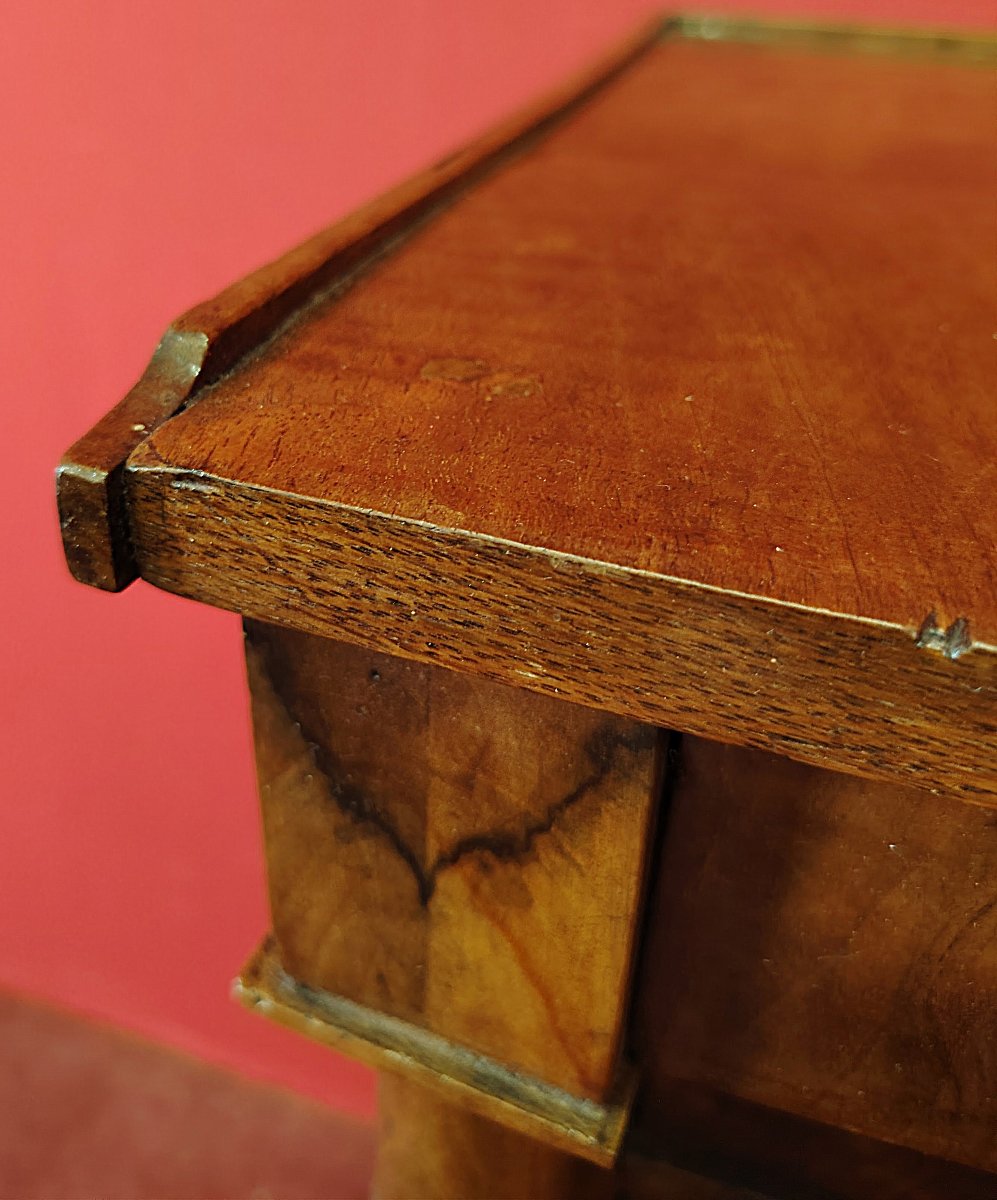 Table de chevet Empire "de milieu" en noyer-photo-2
